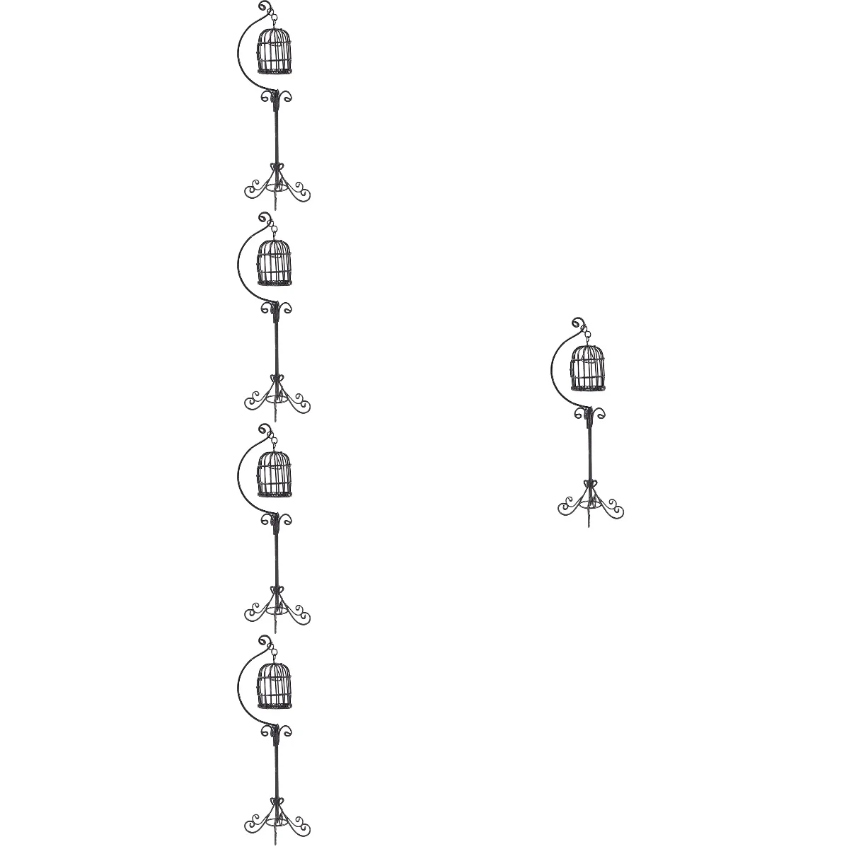 5pcs Miniature Birdcage Model Mini House Birdcage Micro Landscape Decoration 
5pcs Miniature Birdcage Model Mini House Birdcage Micro Landscape Decoration