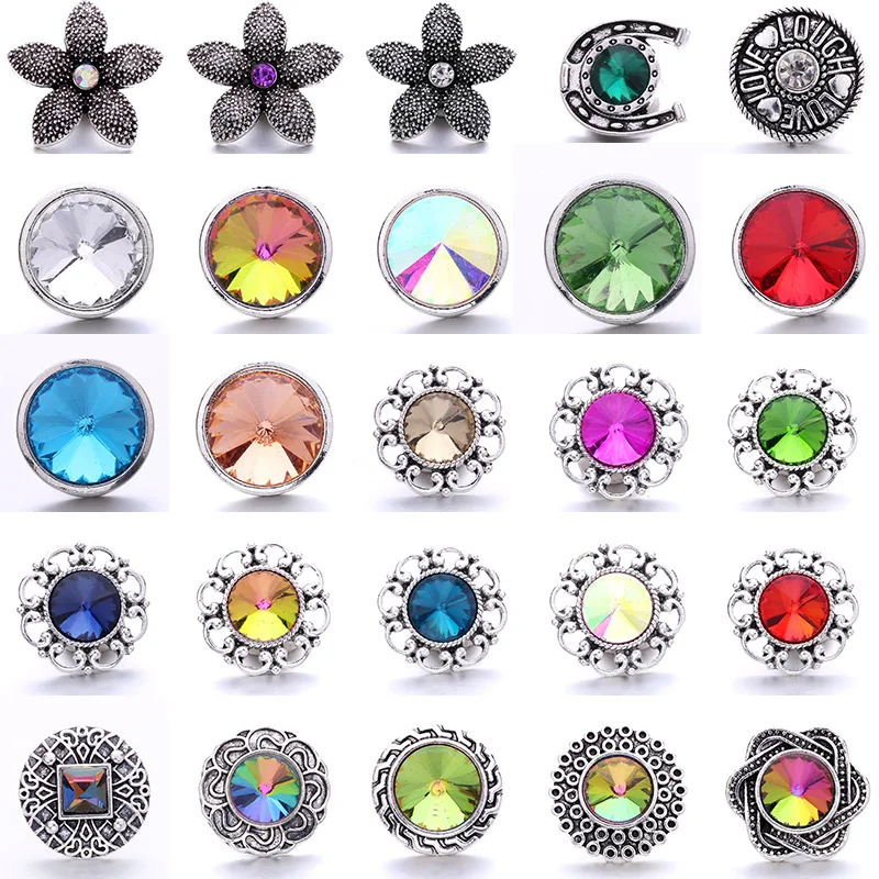 XH8425 Flower Love Crystal gemstone Birthstone 20mm Metal snap button jewelry DIY bracelet
XH8425 Flower Love Crystal gemstone Birthstone 20mm Metal snap button jewelry DIY bracelet