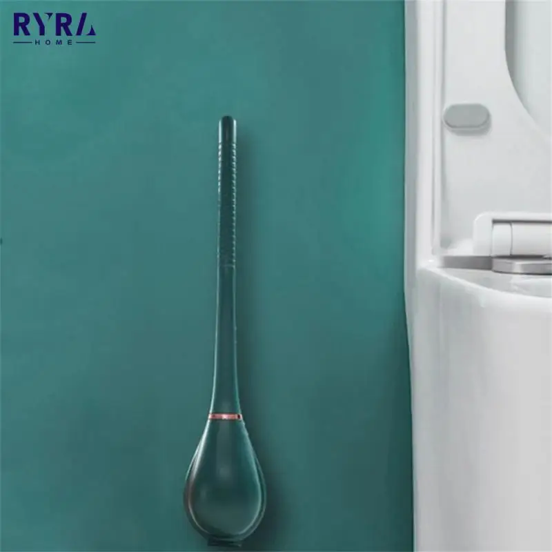 Long Handled Toilet Cleaning Brush Wall-Mounted Silicone Toilet Brush With Holder Toilet Brushes Set For Bathroom Accessories
Long Handled Toilet Cleaning Brush Wall-Mounted Silicone Toilet Brush With Holder Toilet Brushes Set For Bathroom Accessories