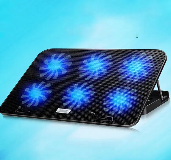 Laptop Cooler Mat Stand Tilt For 12" 15.4" 15.6" 17" inch Cooling Pad 6 FAN
Laptop Cooler Mat Stand Tilt For 12" 15.4" 15.6" 17" inch Cooling Pad 6 FAN