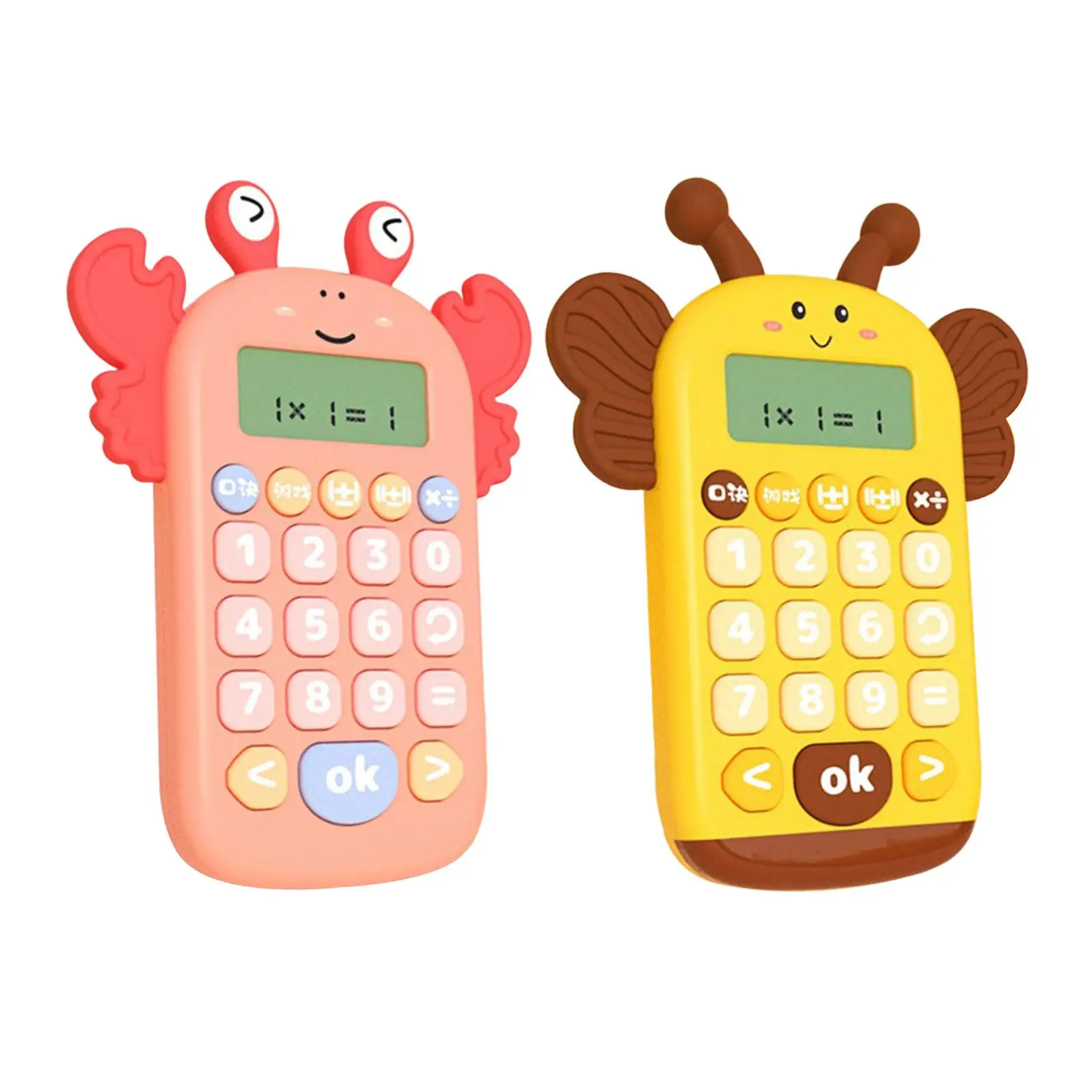 

Math Calculators Addition Subtraction Multiplication Division Ealry Educational Electronic Calculator for Home, Students Gifts