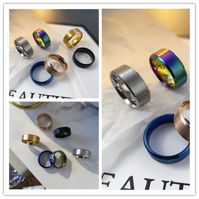 Lovelee 8mm silver stainless steel ring Men's wedding ring party hip hop fashion simple men's ring jewelry
Lovelee 8mm silver stainless steel ring Men's wedding ring party hip hop fashion simple men's ring jewelry