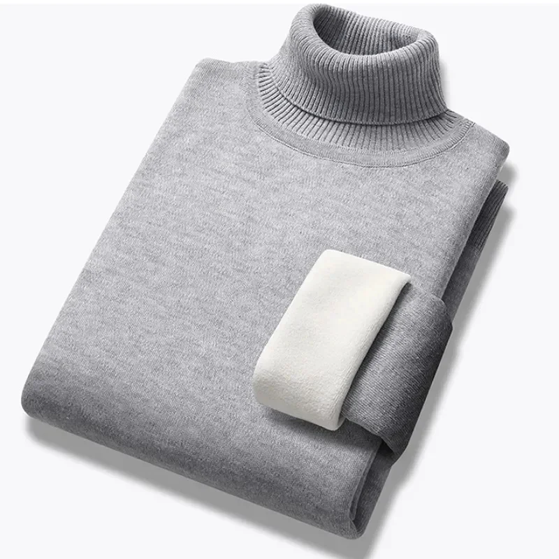 Winter Thick Fleece Turtleneck Sweater Sid Cor Casual Slim Long Sleeve Warm Knit Sweater Classic Shirt overs
Winter Thick Fleece Turtleneck Sweater Sid Cor Casual Slim Long Sleeve Warm Knit Sweater Classic Shirt overs