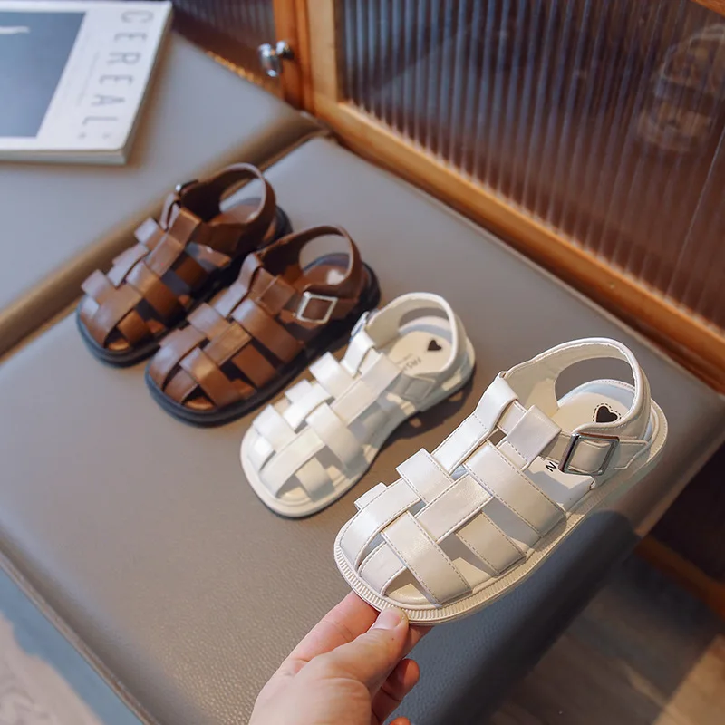Girl Sandals Children Weaving Hollow Sandals Summer New Boys Beach Shoes Girls Casual Flat Shoes Soft-soled Kids Sandals 7-12y
Girl Sandals Children Weaving Hollow Sandals Summer New Boys Beach Shoes Girls Casual Flat Shoes Soft-soled Kids Sandals 7-12y