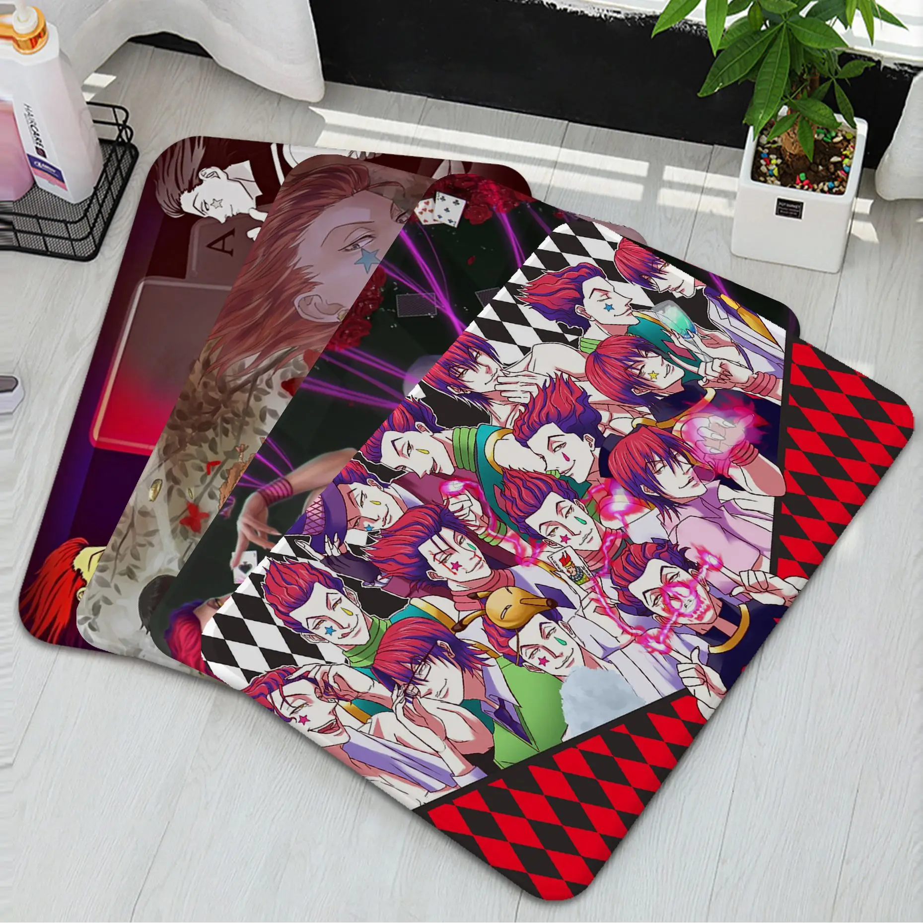 Hisoka Anime Hunter X Hunter Door Mat Rectangle Anti-slip Home Soft Badmat Front Door Indoor Outdoor Mat Welcome Rug
Hisoka Anime Hunter X Hunter Door Mat Rectangle Anti-slip Home Soft Badmat Front Door Indoor Outdoor Mat Welcome Rug