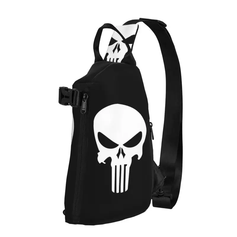Punishers Skeleton Skull Sling Chest Bag Custom Crossbody Shoulder Backpack for Men Traveling Daypack
Punishers Skeleton Skull Sling Chest Bag Custom Crossbody Shoulder Backpack for Men Traveling Daypack