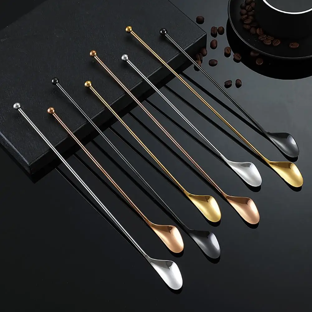 Fashion Stirring Spoon High Temperature Resistance Portable Stirring Spoon Mini Gadget Drink Stirrer Bar Spoon
Fashion Stirring Spoon High Temperature Resistance Portable Stirring Spoon Mini Gadget Drink Stirrer Bar Spoon