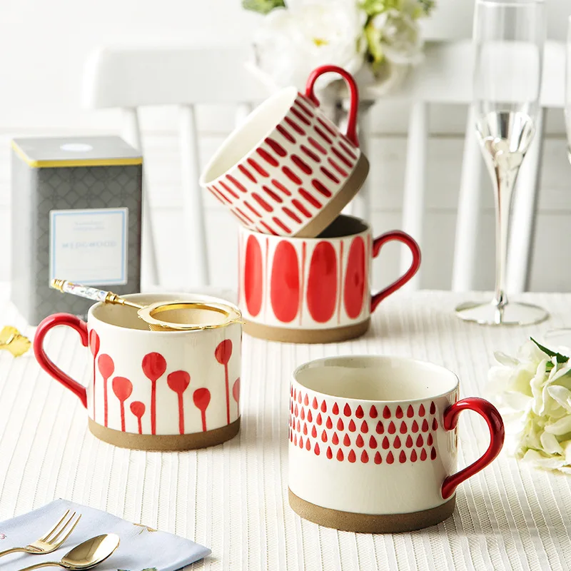400-500ML Japanese Style Retro Ceramic Mug Stoneware Oatmeal Breakfast Milk Cup Home Coffee Cup Creative Drinking Cup
400-500ML Japanese Style Retro Ceramic Mug Stoneware Oatmeal Breakfast Milk Cup Home Coffee Cup Creative Drinking Cup