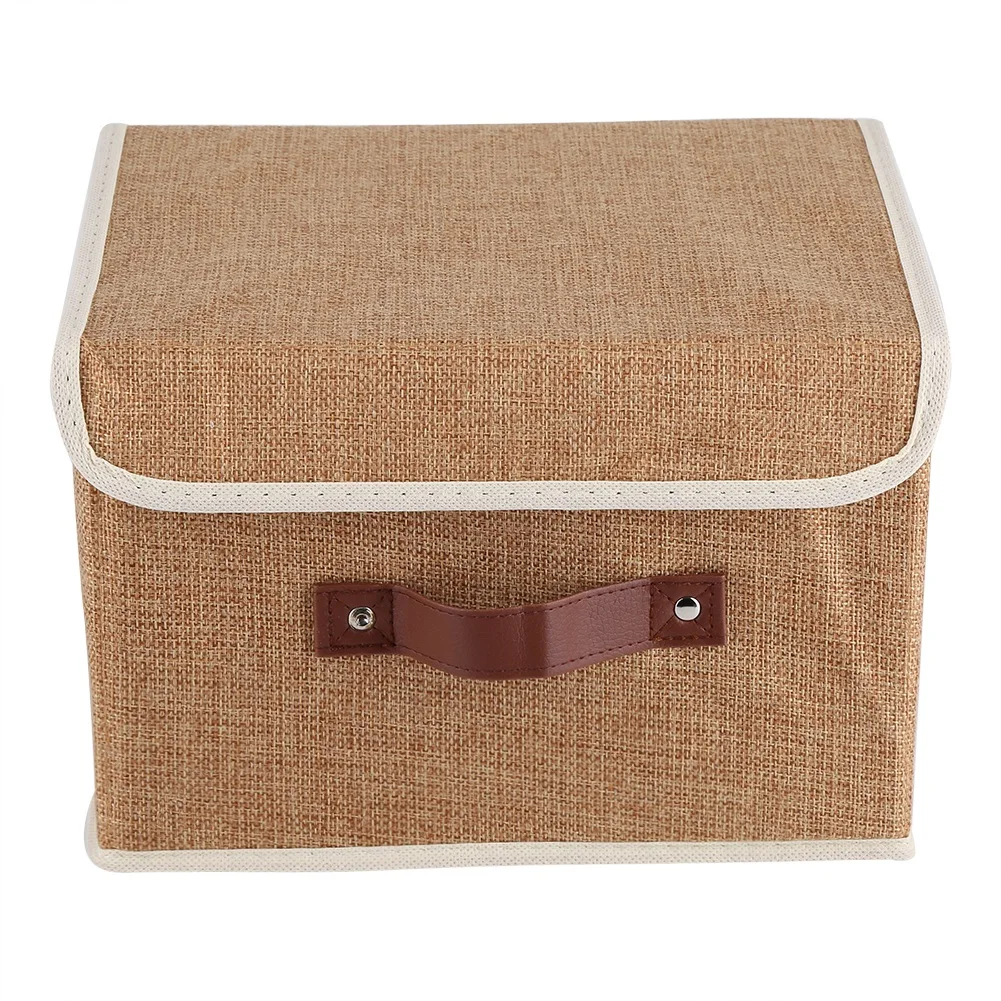 Fabric Folding Clothing Storage Box Home Closet Clothes Books Children Toys Organizer (Coffee)
Fabric Folding Clothing Storage Box Home Closet Clothes Books Children Toys Organizer (Coffee)