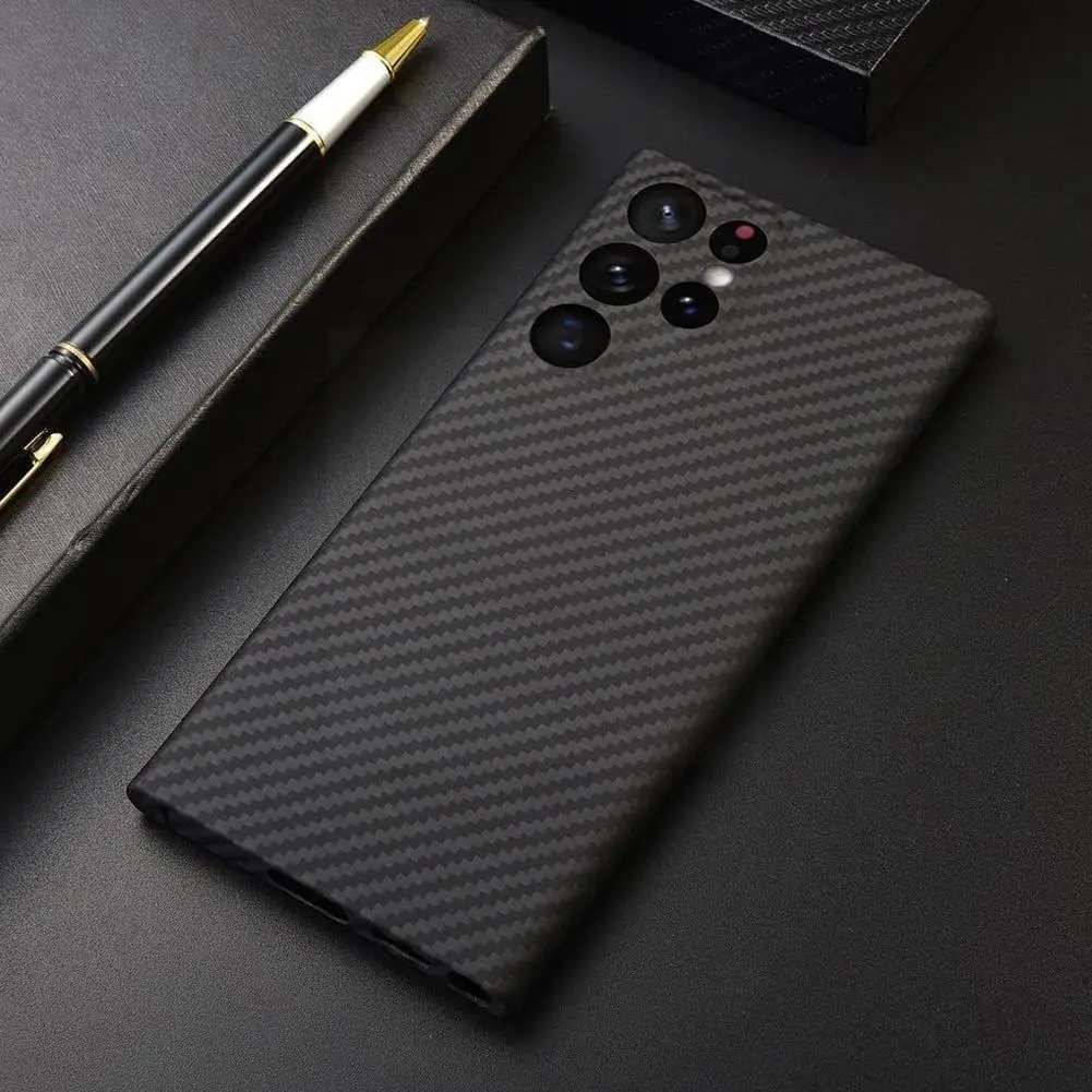 Чехол из настоящего углеродного арамидного волокна для Samsung Galaxy S23 Ultra, чехол из углеродного волокна с защитой от падения, модный ультралегкий чехол T8R6
Чехол из настоящего углеродного арамидного волокна для Samsung Galaxy S23 Ultra, чехол из углеродного волокна с защитой от падения, модный ультралегкий чехол T8R6