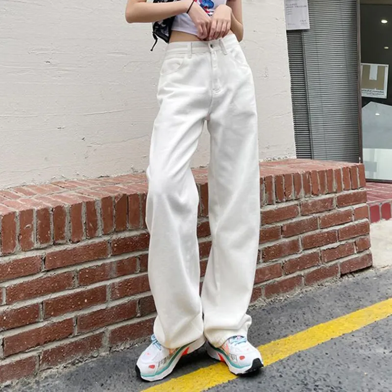 Woman Jeans High Waist Clothes Wide Leg Denim Clothing White Streetwear Vintage Quality 2022 Fashion Harajuku Straight Pants
Woman Jeans High Waist Clothes Wide Leg Denim Clothing White Streetwear Vintage Quality 2022 Fashion Harajuku Straight Pants