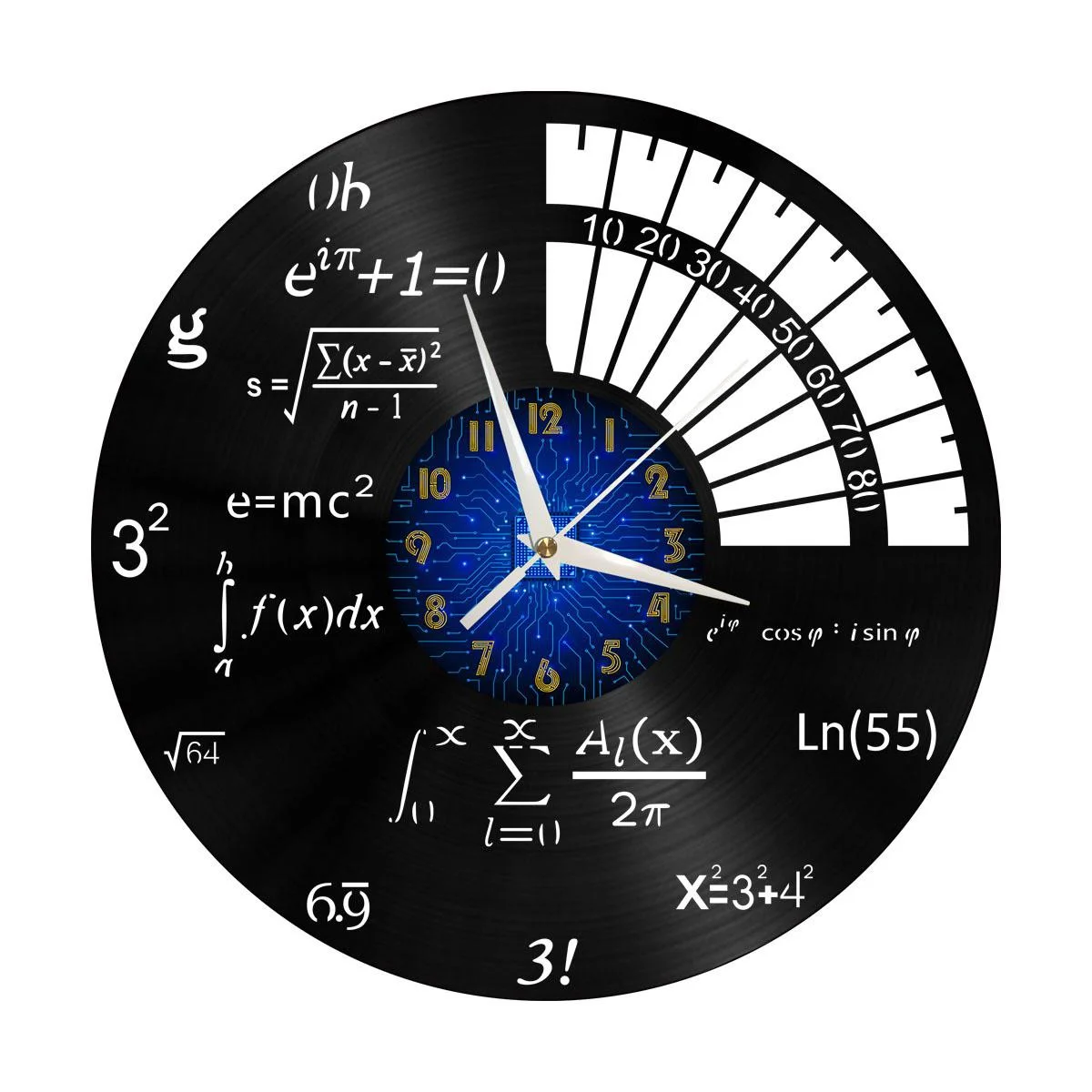 Mathematical Formula Vinyl Wall Clock, Vinyl Record Clock Wall Art Black 12 Inch for Living Room Bedroom
Mathematical Formula Vinyl Wall Clock, Vinyl Record Clock Wall Art Black 12 Inch for Living Room Bedroom