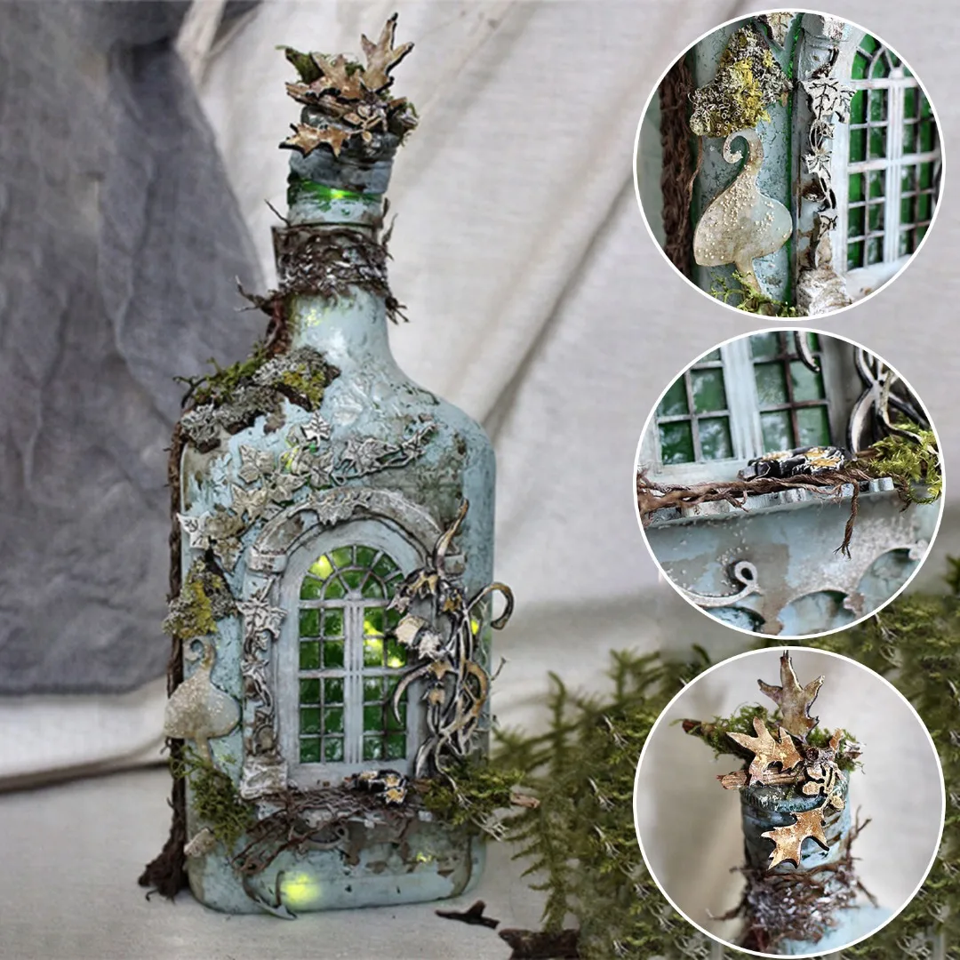 1pc Retro Forest Fairy Angle Fairy House Luminous Wine Bottle Resin Ornaments Garden Yard Home Table Desk Sculptures Decoration
1pc Retro Forest Fairy Angle Fairy House Luminous Wine Bottle Resin Ornaments Garden Yard Home Table Desk Sculptures Decoration
