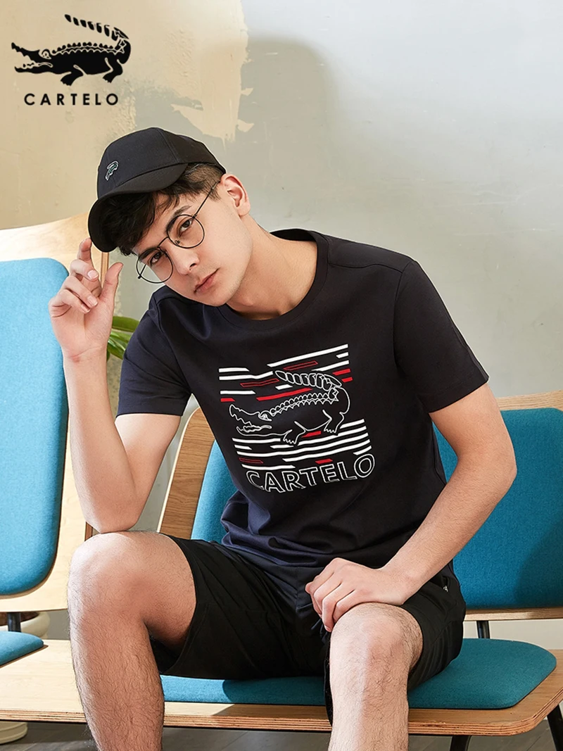 2022 spring, summer and autumn new high-quality Cartier crocodile men's casual sports round neck printed T-shirt Pullover
2022 spring, summer and autumn new high-quality Cartier crocodile men's casual sports round neck printed T-shirt Pullover