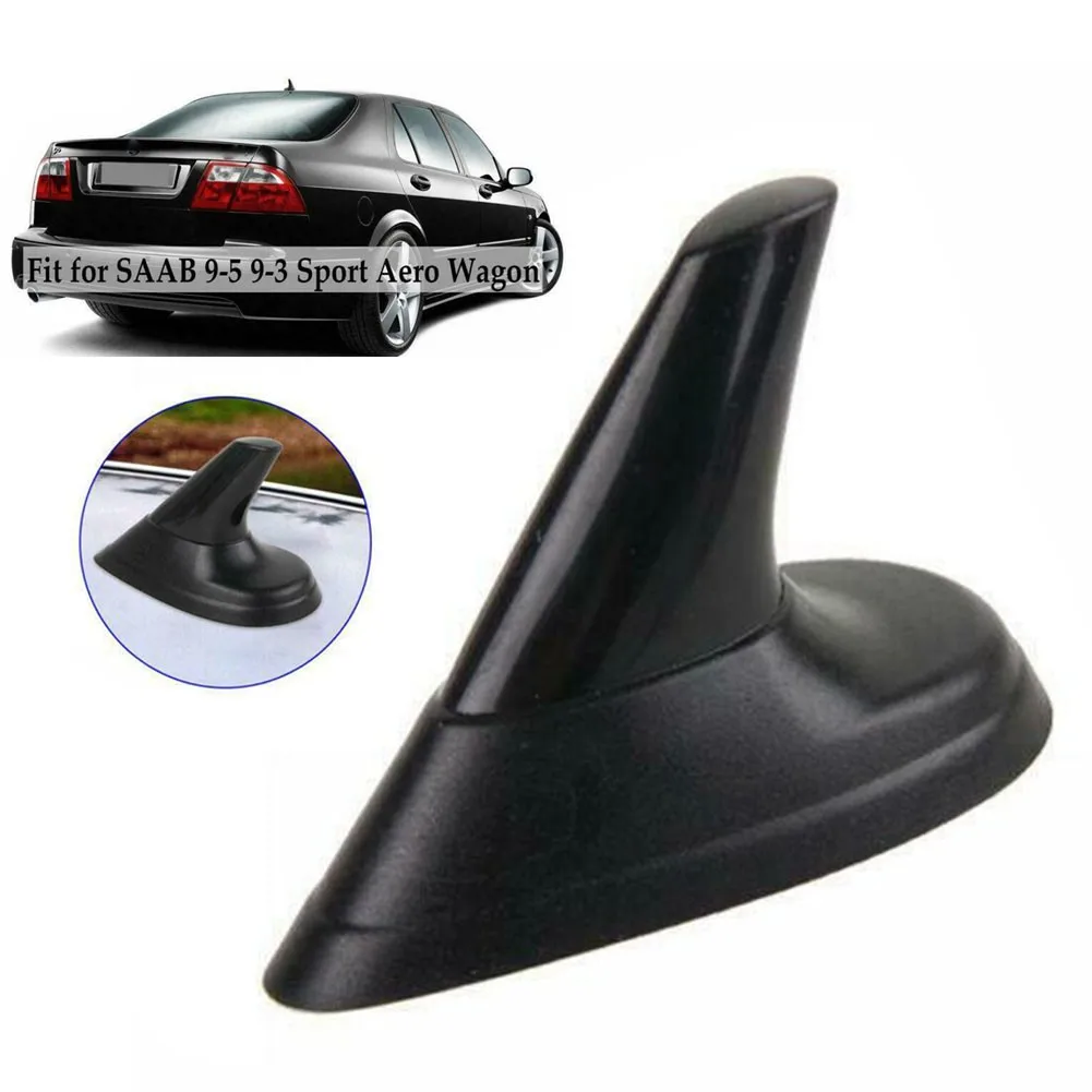 

1PCS Black Look Fin Aerial Dummy Antenna Fit For SAAB 9-3 9-5 93 95 AERO Shark Fin Antenna With FM/AM Connection Cable