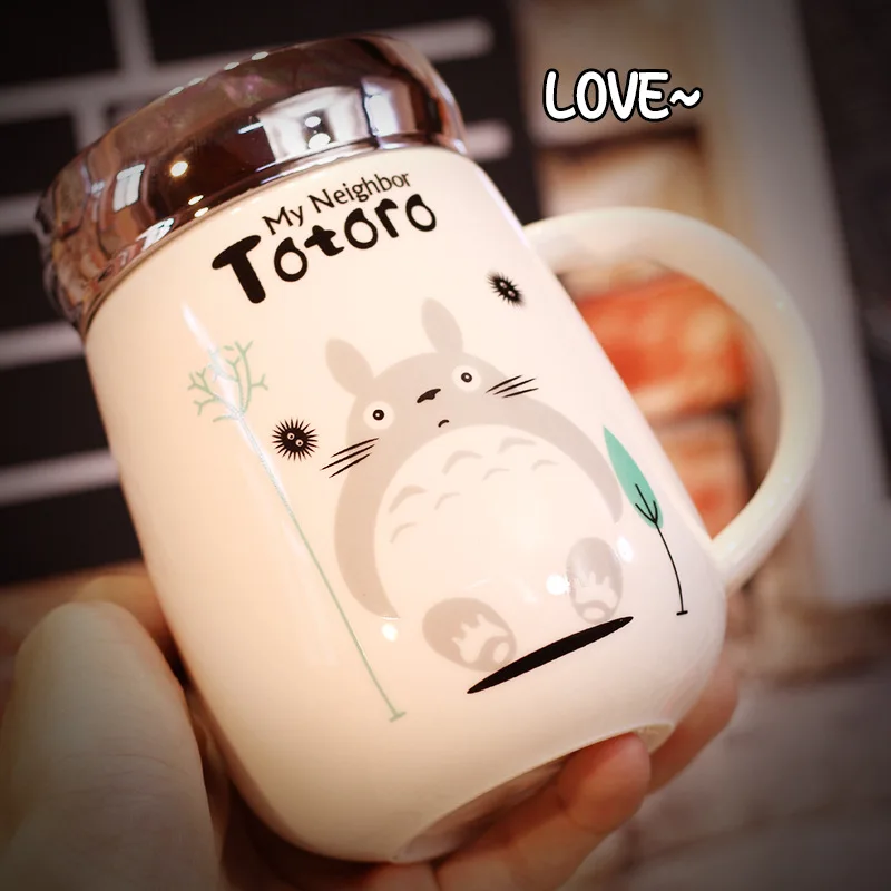 Ceramic Creative Cute Cartoon Totoro Lover Coffee Mug with Lid and Spoon Suit Office Water Tea Coffee Cup Festival Gift
Ceramic Creative Cute Cartoon Totoro Lover Coffee Mug with Lid and Spoon Suit Office Water Tea Coffee Cup Festival Gift