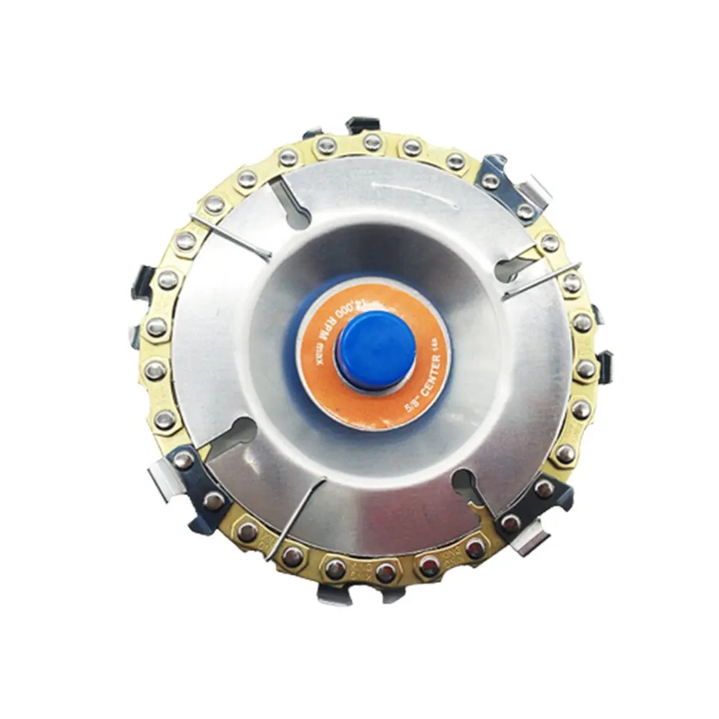 Grinder Wood Carving Disc 5" Angle Grinder With Gold Chain Disk Woodworking Chain Saw Cutting Blade Slotted Saw Blade
Grinder Wood Carving Disc 5" Angle Grinder With Gold Chain Disk Woodworking Chain Saw Cutting Blade Slotted Saw Blade