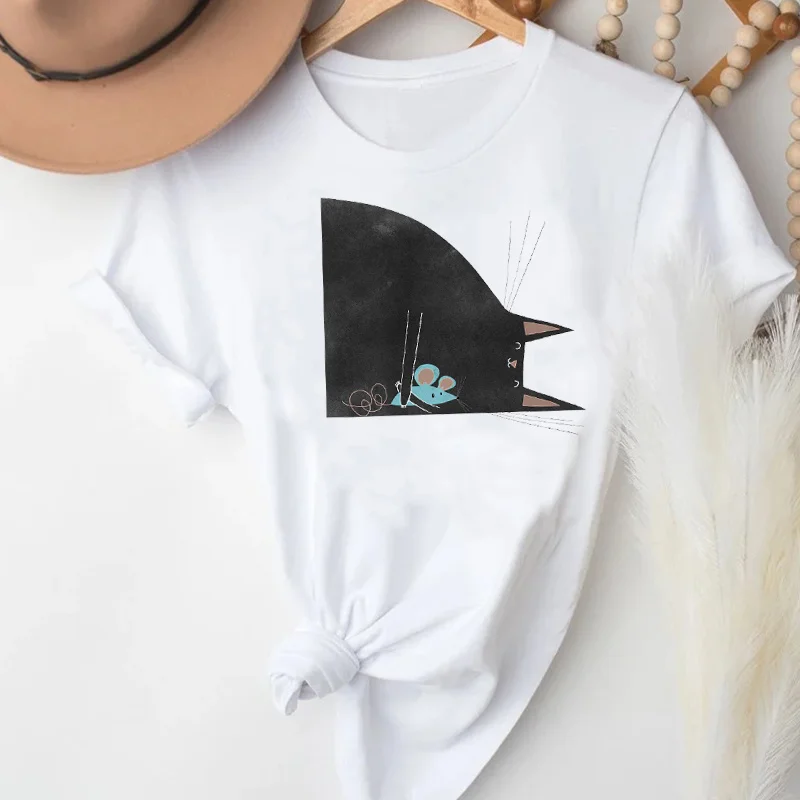 T-shirts Women Cartoon Cat Printing Funny Spring Summer Fashion Clothes Graphic T Tshirt Top Lady Print Female Tee T-Shirt
T-shirts Women Cartoon Cat Printing Funny Spring Summer Fashion Clothes Graphic T Tshirt Top Lady Print Female Tee T-Shirt