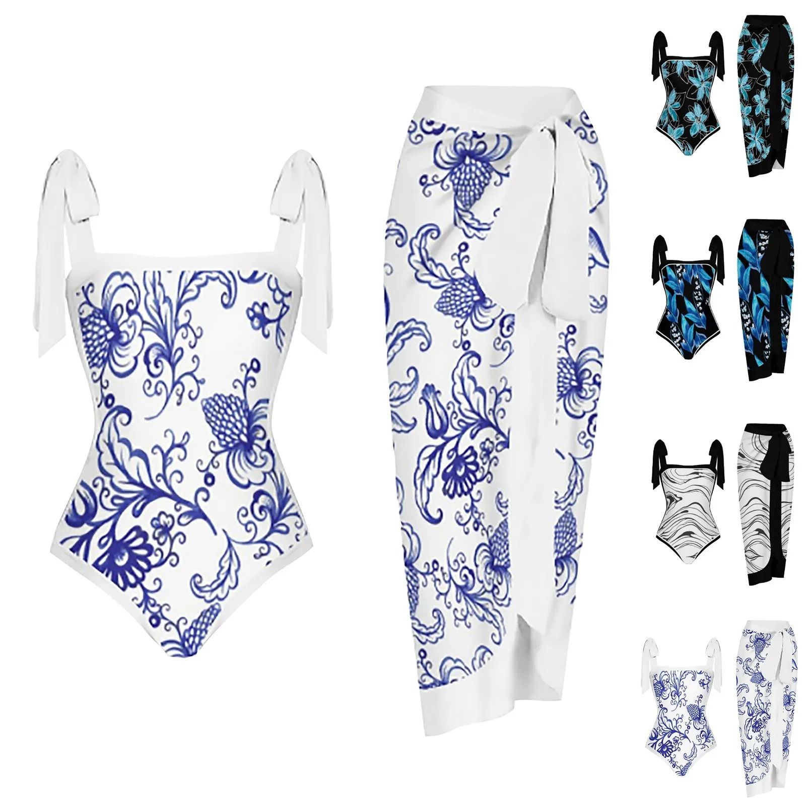 Женская винтажная одежда для плавания с цветочным принтом и плоской горловиной
Женская винтажная одежда для плавания с цветочным принтом и плоской горловиной