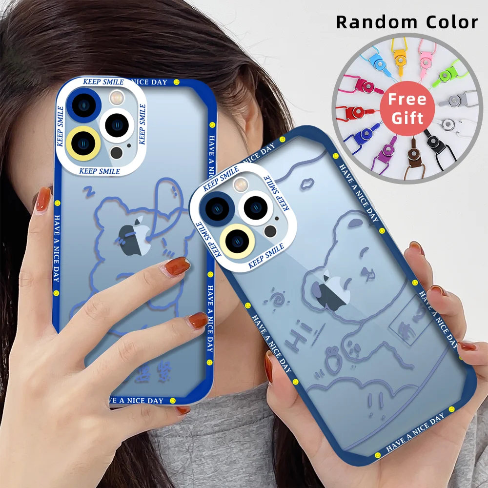 Kawaii Cartoon Bear Case for IPhone 7 8 Plus X 11 12 13 Pro MAX Mini SE2020 XS XR Transparent Protection Shell Cover Fundas
Kawaii Cartoon Bear Case for IPhone 7 8 Plus X 11 12 13 Pro MAX Mini SE2020 XS XR Transparent Protection Shell Cover Fundas
