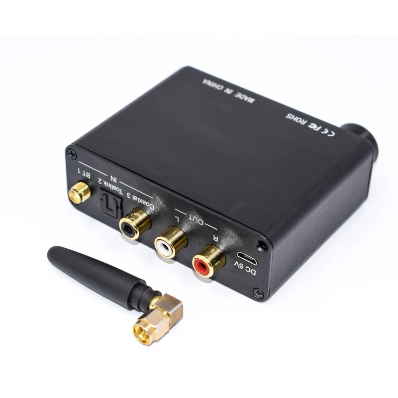 RCA 3.5mm Amplifier Digital to Analog Ultra Low Power Consumption Converter Support Output Volume Control DAC Converter E8BE
RCA 3.5mm Amplifier Digital to Analog Ultra Low Power Consumption Converter Support Output Volume Control DAC Converter E8BE