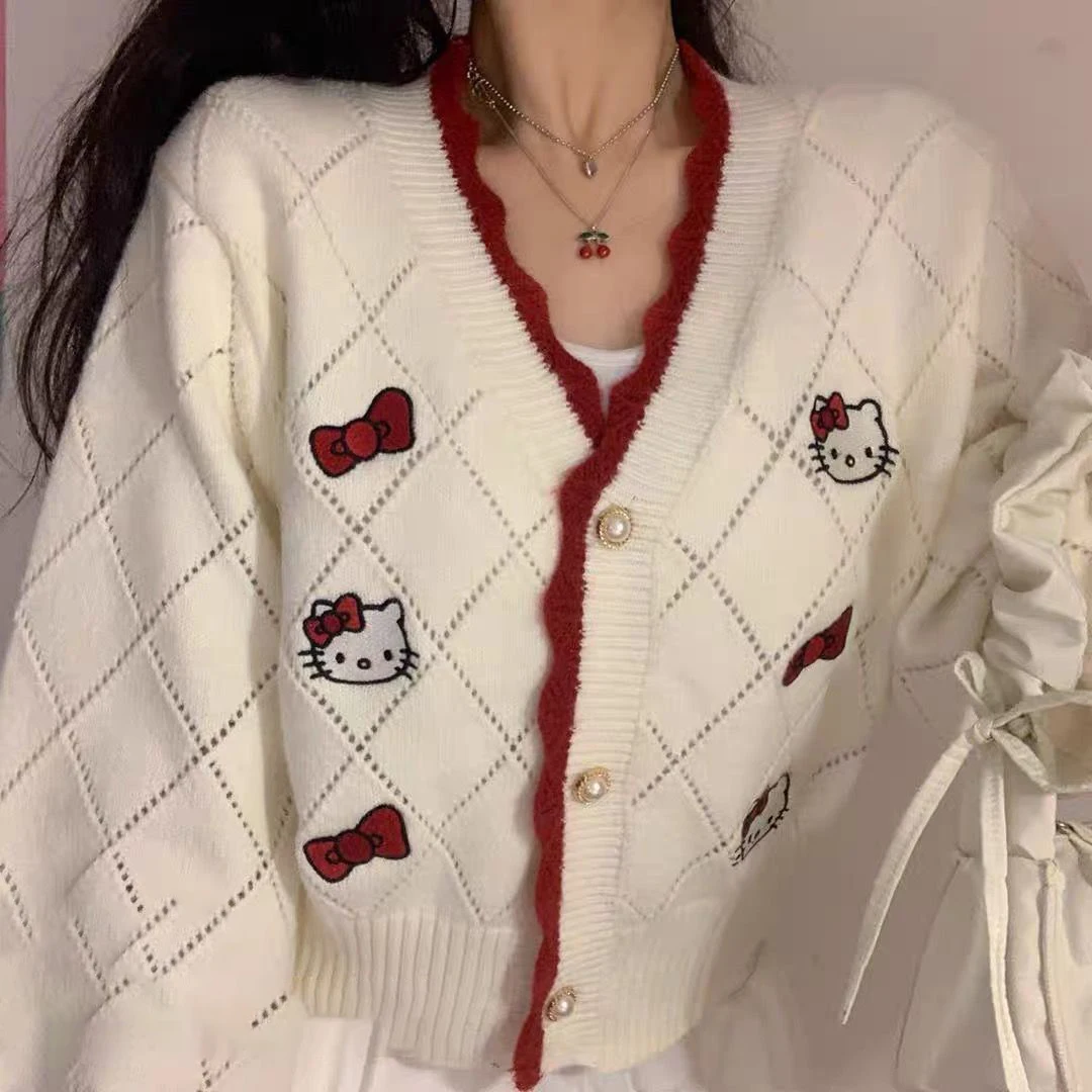Оригинальный свитер Hello Kitty корейский студенческий худи аниме мультфильм Sanrio Kt кот кардиган пальто для девушек универсальный топ подарок дл...
Оригинальный свитер Hello Kitty корейский студенческий худи аниме мультфильм Sanrio Kt кот кардиган пальто для девушек универсальный топ подарок дл...