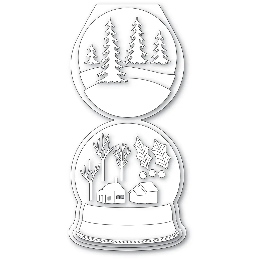 Metal cutting dies cabin snowglobe pop up easel die cut mold card Scrapbook paper craft knife mould blade punch 233*135mm
Metal cutting dies cabin snowglobe pop up easel die cut mold card Scrapbook paper craft knife mould blade punch 233*135mm