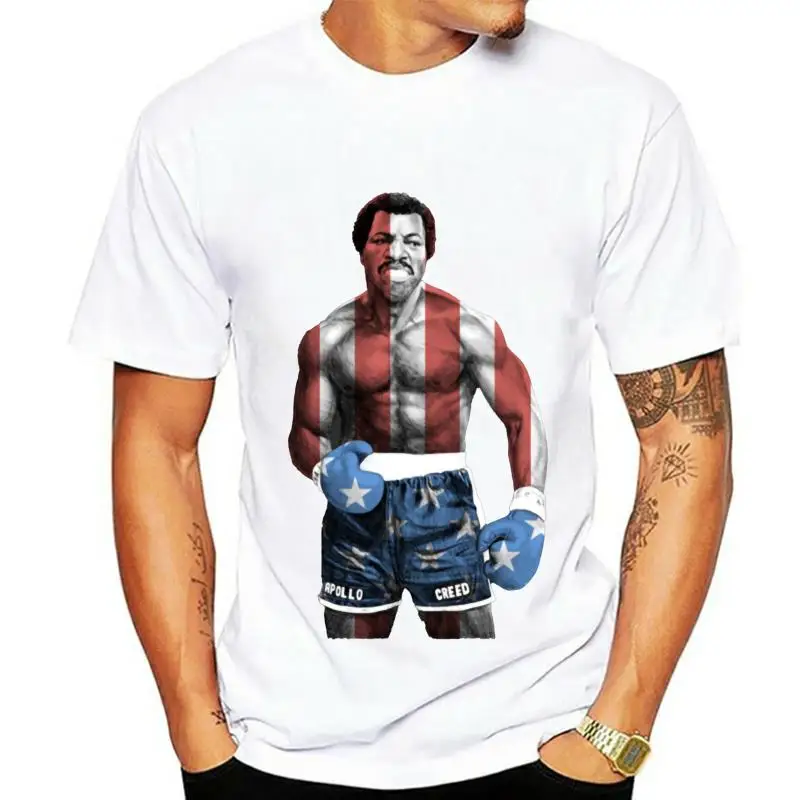 Мужская/Женская Повседневная рубашка футболка с изображением Рокки Бальбоа Apollo Creed, черная рубашка с надписью «King Of Sting» 
Мужская/Женская Повседневная рубашка футболка с изображением Рокки Бальбоа Apollo Creed, черная рубашка с надписью «King Of Sting»