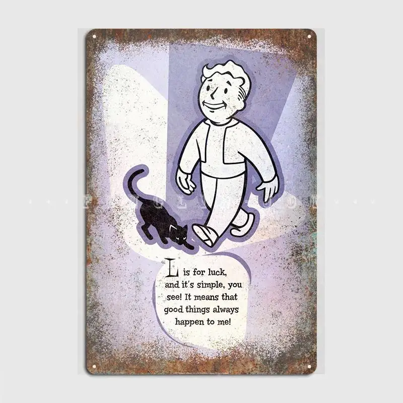 Luck Metal Sign Pub Cinema Printing Wall Plaque Tin Sign Poster
Luck Metal Sign Pub Cinema Printing Wall Plaque Tin Sign Poster