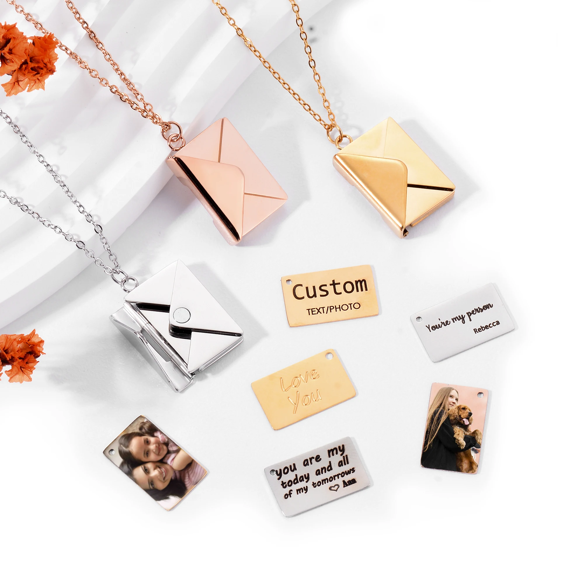 Stainless Steel Envelope Necklace Lover Couple Engrave Love Valentine Wift Boyfriend Girlfriend Gifts Jewelry
Stainless Steel Envelope Necklace Lover Couple Engrave Love Valentine Wift Boyfriend Girlfriend Gifts Jewelry
