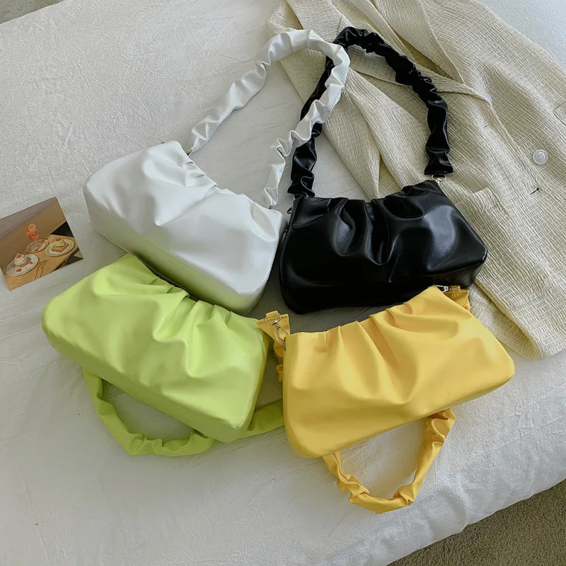 Fashion Armpit Bag Shopping Bag Pure Color Shoulder Bag Handbag Reusable Mobile Phone Wallet Storage Bag High-end Fold Bag
Fashion Armpit Bag Shopping Bag Pure Color Shoulder Bag Handbag Reusable Mobile Phone Wallet Storage Bag High-end Fold Bag