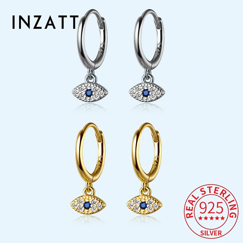 INZATT Real 925 Sterling Silver Zircon Eye Huggies 18k Gold Hoop Earrings For Fashion Women Trendy Fine Jewelry Accessories
INZATT Real 925 Sterling Silver Zircon Eye Huggies 18k Gold Hoop Earrings For Fashion Women Trendy Fine Jewelry Accessories