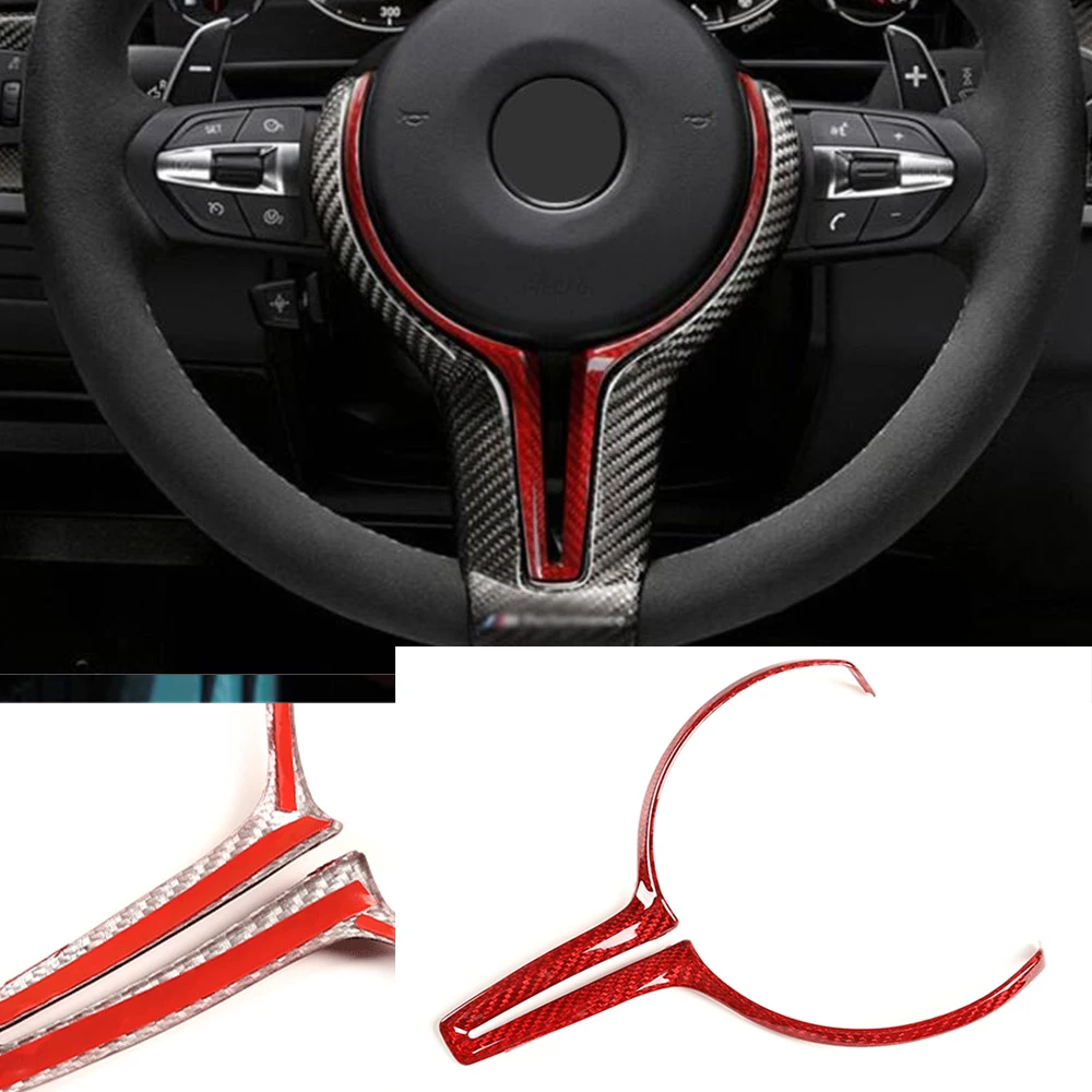 Real Carbon Fiber Steering Wheel Cover For BMW 3 Series X1 X2 X5 X6 M Sport 2013-2019 Interior Car Accessories
Real Carbon Fiber Steering Wheel Cover For BMW 3 Series X1 X2 X5 X6 M Sport 2013-2019 Interior Car Accessories