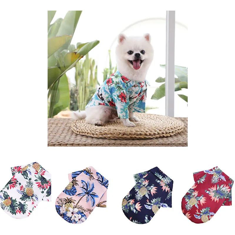 Summer Dog Clothes Hawaiian Beach Style Dog T-Shirts Thin Breathable for Small Dogs Puppy Pet Cat Vest Chihuahua Yorkies Poodle
Summer Dog Clothes Hawaiian Beach Style Dog T-Shirts Thin Breathable for Small Dogs Puppy Pet Cat Vest Chihuahua Yorkies Poodle