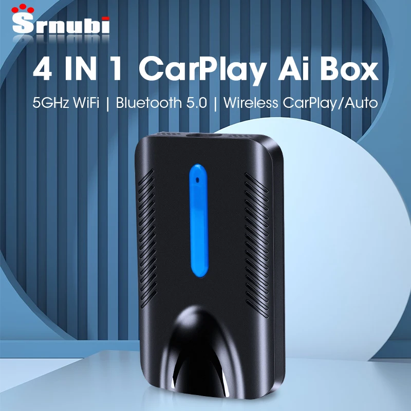 Srnubi Plug and Play MINI AI Box Carplay & Android Auto Wireless Wired 4 IN 1 Dongle Support WIFI Bluetooth Adapter USB Control
Srnubi Plug and Play MINI AI Box Carplay & Android Auto Wireless Wired 4 IN 1 Dongle Support WIFI Bluetooth Adapter USB Control
