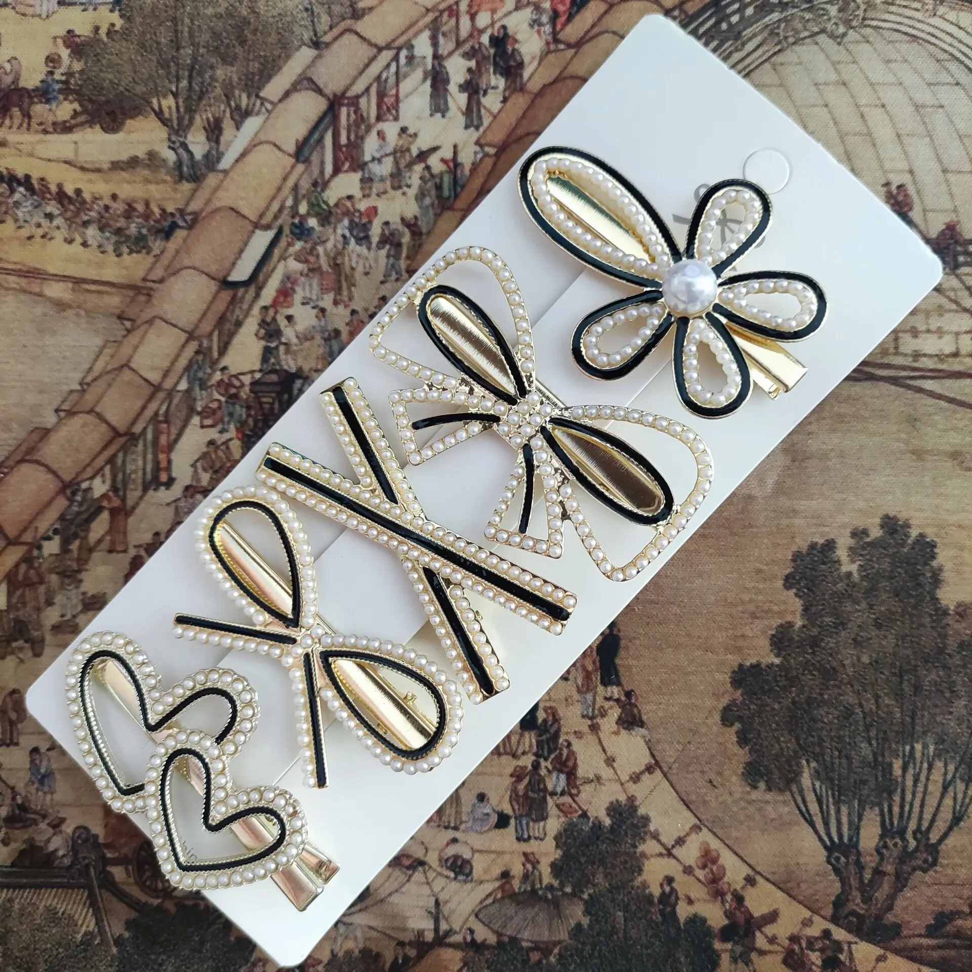 Rhinestone Pearls Barrettes Beaded Geometric Hairpins Women Hair Clip Hairgrips Hair Accessories Girls Jewelry Fashion Hair Pins
Rhinestone Pearls Barrettes Beaded Geometric Hairpins Women Hair Clip Hairgrips Hair Accessories Girls Jewelry Fashion Hair Pins