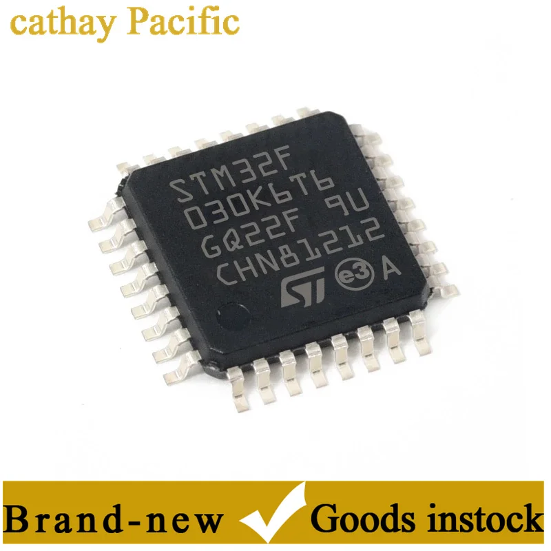 STM32F030K6T6 SMD LQFP-32 ARM Cortex-M0 32-bit microcontroller MCU driver IC chip STM32F series new stock supply
STM32F030K6T6 SMD LQFP-32 ARM Cortex-M0 32-bit microcontroller MCU driver IC chip STM32F series new stock supply