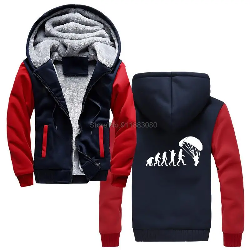Evolution Parachute Jumping Men Hoodie Casual Men Winter Thicken Hoodies Hooded Sweatshirt Keep Warm Harajuku Streetwear
Evolution Parachute Jumping Men Hoodie Casual Men Winter Thicken Hoodies Hooded Sweatshirt Keep Warm Harajuku Streetwear