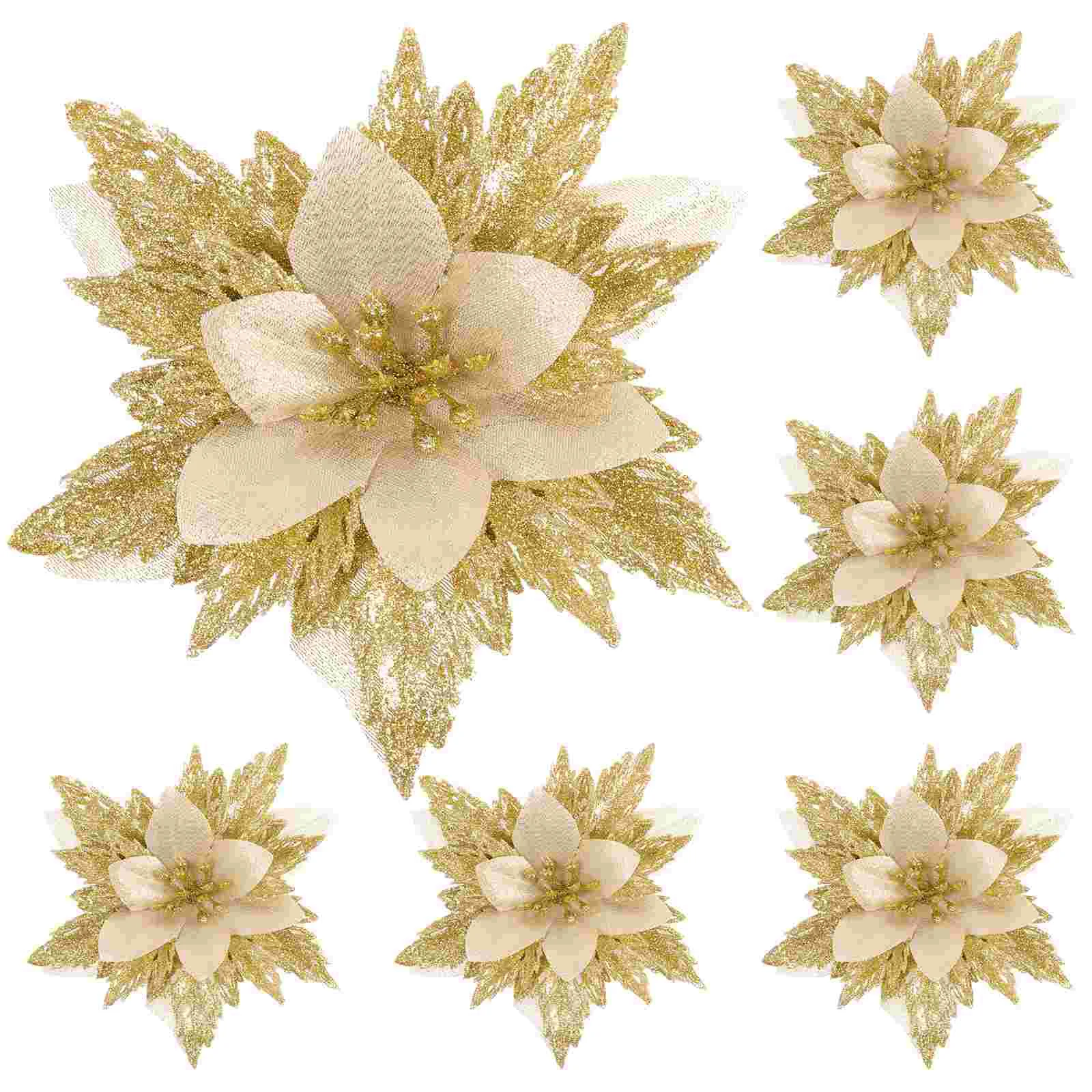 Christmas Flower Poinsettia Treeflowers Artificial Ornament Glitter Wreath Decor Fake Decorations Ornaments Gold Poinsettias
Christmas Flower Poinsettia Treeflowers Artificial Ornament Glitter Wreath Decor Fake Decorations Ornaments Gold Poinsettias