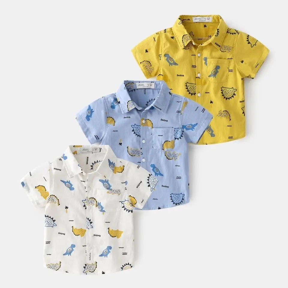 Boys cotton short sleeved shirts summer new Korean baby casual full printed cartoon tops baby kids boys fashion tops P4 624
Boys cotton short sleeved shirts summer new Korean baby casual full printed cartoon tops baby kids boys fashion tops P4 624
