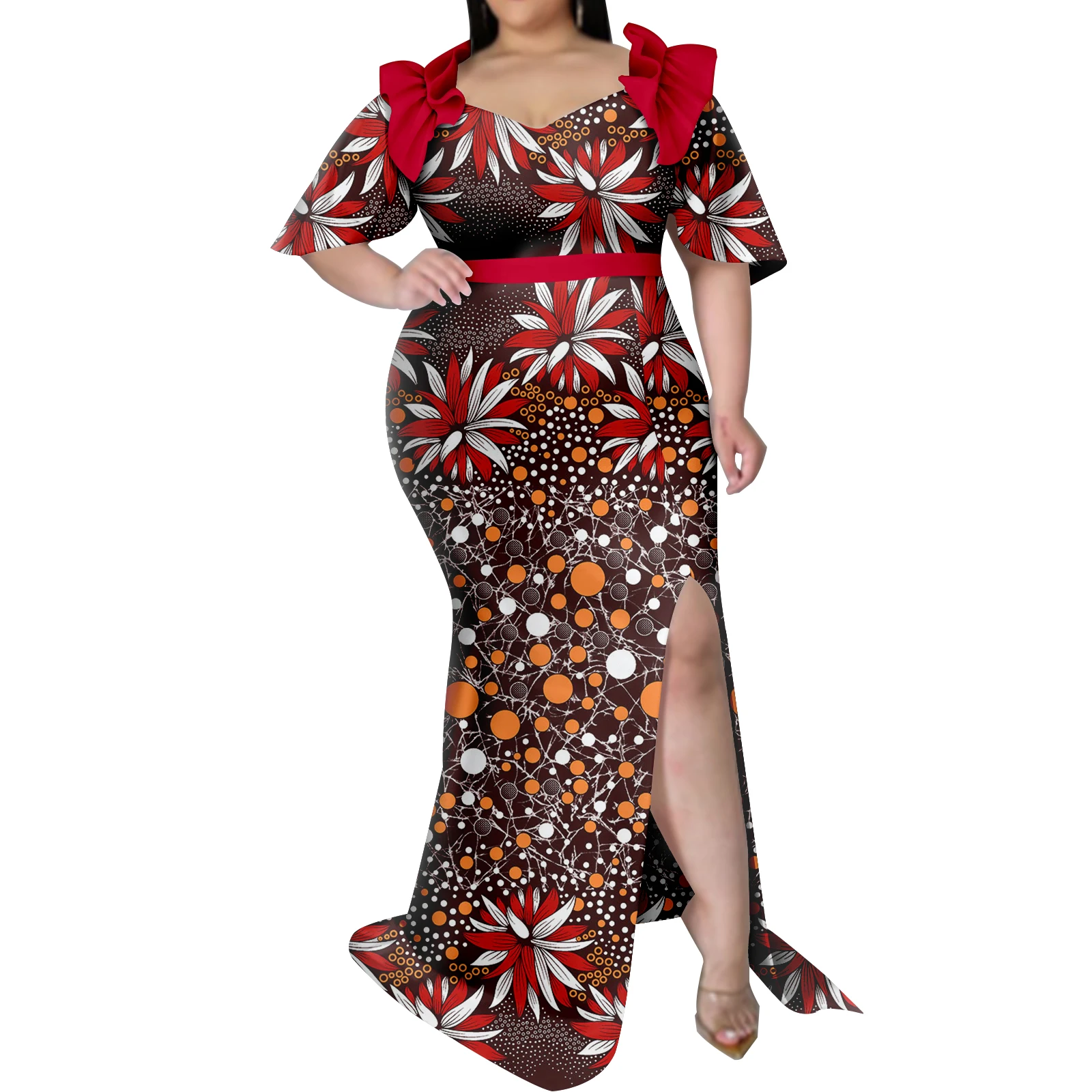 Afripride African Attire Ankara Dress for Women Tailor Made Floor Length Side Slit Casual Cotton Dress A2225087
Afripride African Attire Ankara Dress for Women Tailor Made Floor Length Side Slit Casual Cotton Dress A2225087