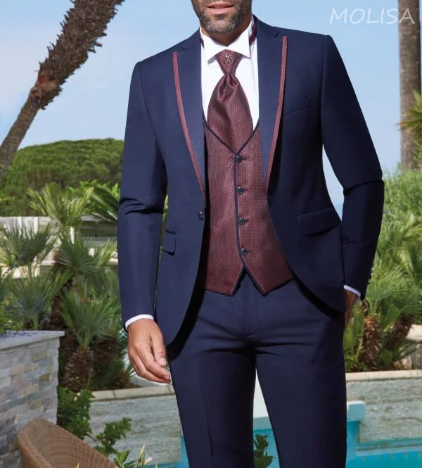 2022 New Costume Slim Fit Men Suits Dark Navy Pant Slim Fit Groom Tuxedos for Formal Wedding Suit Jacket Pant Vest 3 Pieces Blaz
2022 New Costume Slim Fit Men Suits Dark Navy Pant Slim Fit Groom Tuxedos for Formal Wedding Suit Jacket Pant Vest 3 Pieces Blaz