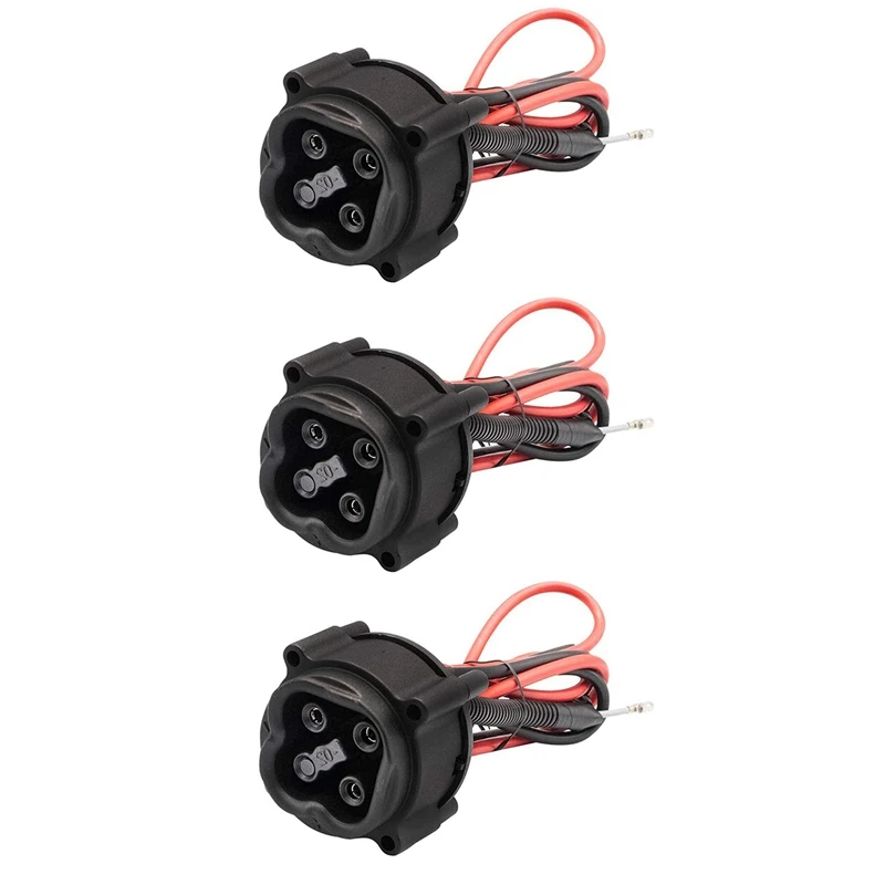 3X For Yamaha Golf Cart 2008-2010 48-Volt Charger Plug Receptacle JW2-H6181-02 Golf Cart Accessories
3X For Yamaha Golf Cart 2008-2010 48-Volt Charger Plug Receptacle JW2-H6181-02 Golf Cart Accessories