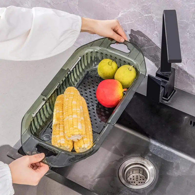 Household Kitchen Kitchen Drain Basket Multifunctional Drain Basket Telescopic Sink Wall-mounted Creative Storage Basket Plastic
Household Kitchen Kitchen Drain Basket Multifunctional Drain Basket Telescopic Sink Wall-mounted Creative Storage Basket Plastic