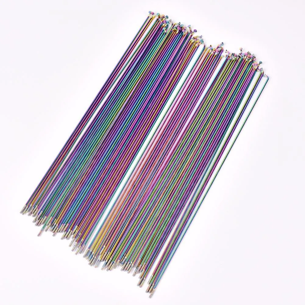 1pc Spoke Colorful Bicycle Oil Slick Spoke MTB / Road 259/261/271/273/291/293MM Cycling Spokes 259~293MM Bicycle Parts
1pc Spoke Colorful Bicycle Oil Slick Spoke MTB / Road 259/261/271/273/291/293MM Cycling Spokes 259~293MM Bicycle Parts