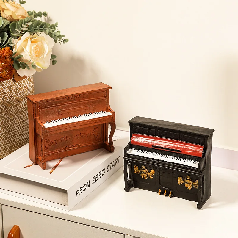 American Piano Ornament Mini Musical Instrument Model TV Cabinet Room Bedroom Small Ornaments Music Gift Dirthday Gift Crafts
American Piano Ornament Mini Musical Instrument Model TV Cabinet Room Bedroom Small Ornaments Music Gift Dirthday Gift Crafts