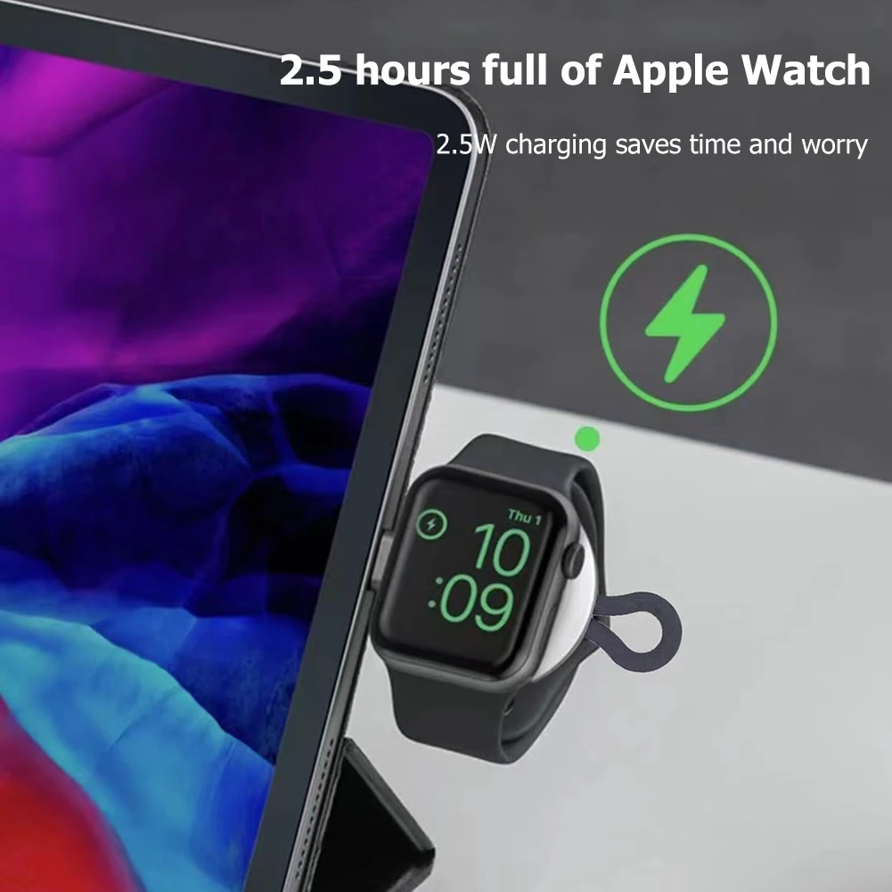 Беспроводное зарядное устройство USB C для Apple Watch Series 7 6 5 4 3 2, портативная док-станция для быстрой зарядки 2,5 Вт, подставка для Apple Watch
Беспроводное зарядное устройство USB C для Apple Watch Series 7 6 5 4 3 2, портативная док-станция для быстрой зарядки 2,5 Вт, подставка для Apple Watch