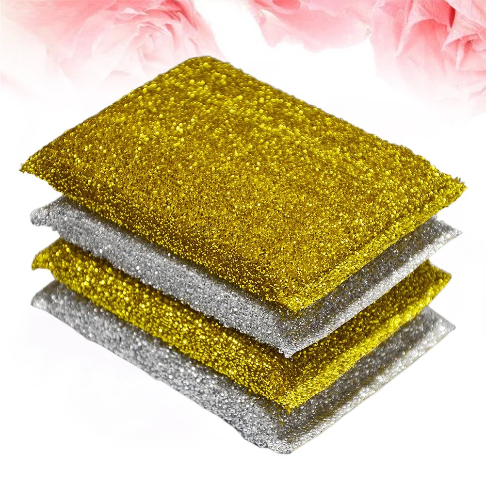 24pcs Glitter Sponge Scrub Brush Household Scouring Pad Dishwashing Sponge Cleaning Pad Sponge Cloth for Home Kitchen
24pcs Glitter Sponge Scrub Brush Household Scouring Pad Dishwashing Sponge Cleaning Pad Sponge Cloth for Home Kitchen
