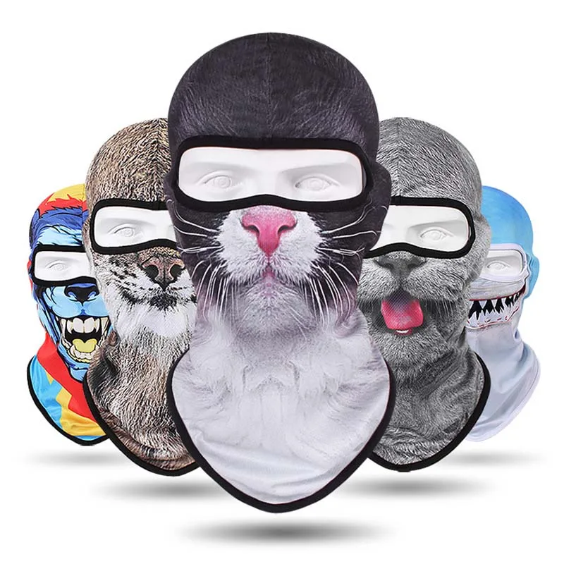 3D Cat Dog Animal Balaclava Funny Motorcycle Motocross Skiing Snowboard Hat Helmet Liner Biker Face Cap Cycling Headgear
3D Cat Dog Animal Balaclava Funny Motorcycle Motocross Skiing Snowboard Hat Helmet Liner Biker Face Cap Cycling Headgear