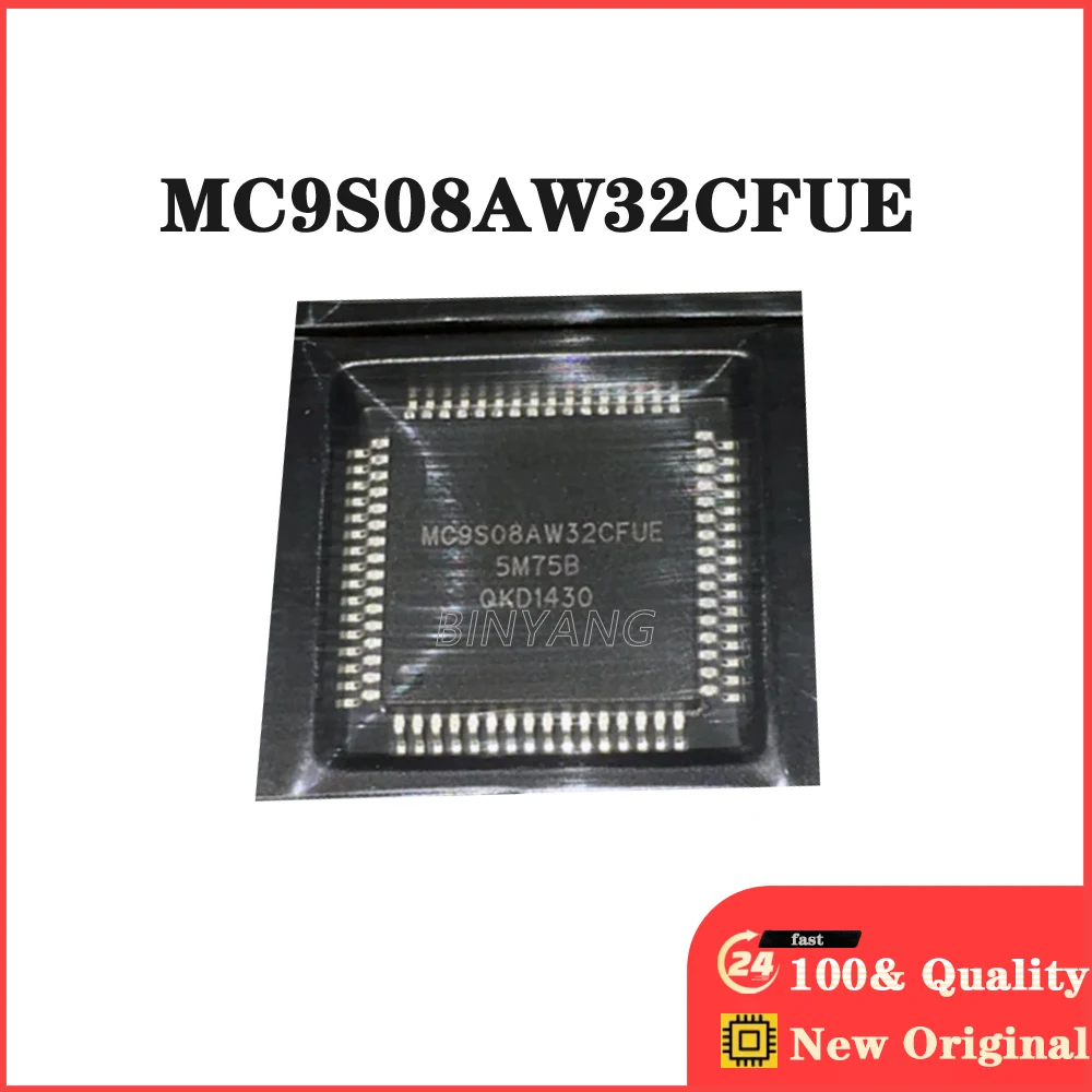 New Original Stock IC Electronic Components 5pieces MC9S08AW32CFUE MC9S08AW32 QFP64
New Original Stock IC Electronic Components 5pieces MC9S08AW32CFUE MC9S08AW32 QFP64